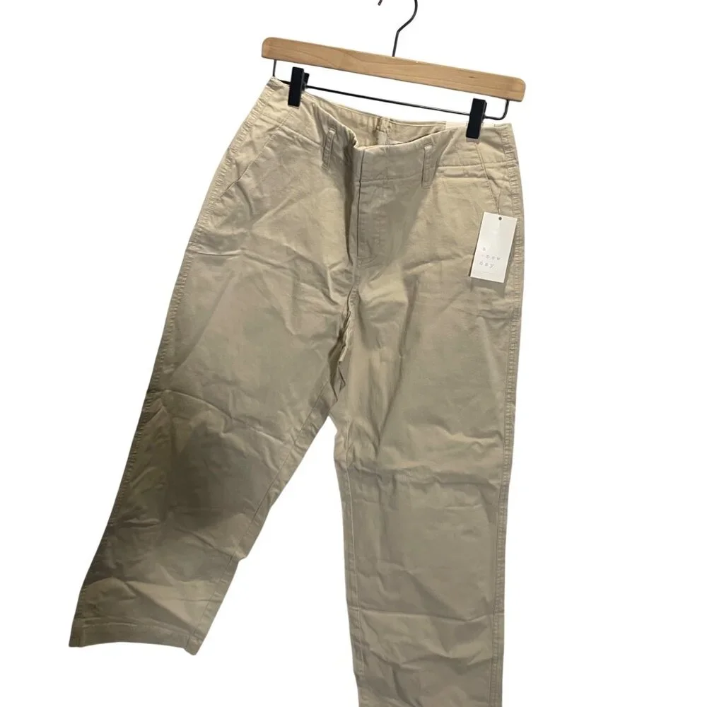 A New‎ Day Women’s High-Rise Straight-Leg Pants Size 8R Beige